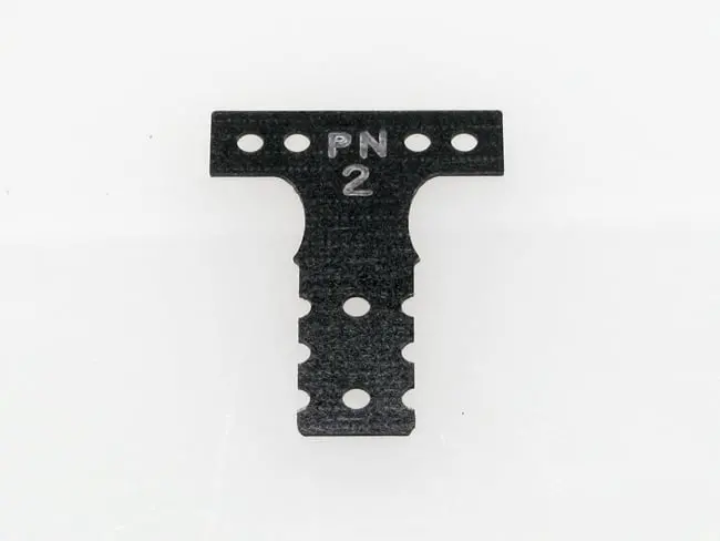 Pn Racing Mini-Z Mr03 Mm G10 Black Fiber Glass T-Plate #2 1