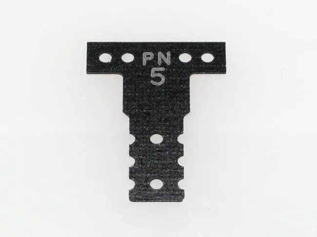 Pn Racing Mini-Z Mr03 Mm G10 Black Fiber Glass T-Plate #5 1