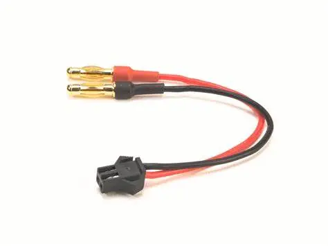 Pn Racing Sm2pin Female To 4Mm Banana Plug Charging Cable For Up-S4ac Charger 1