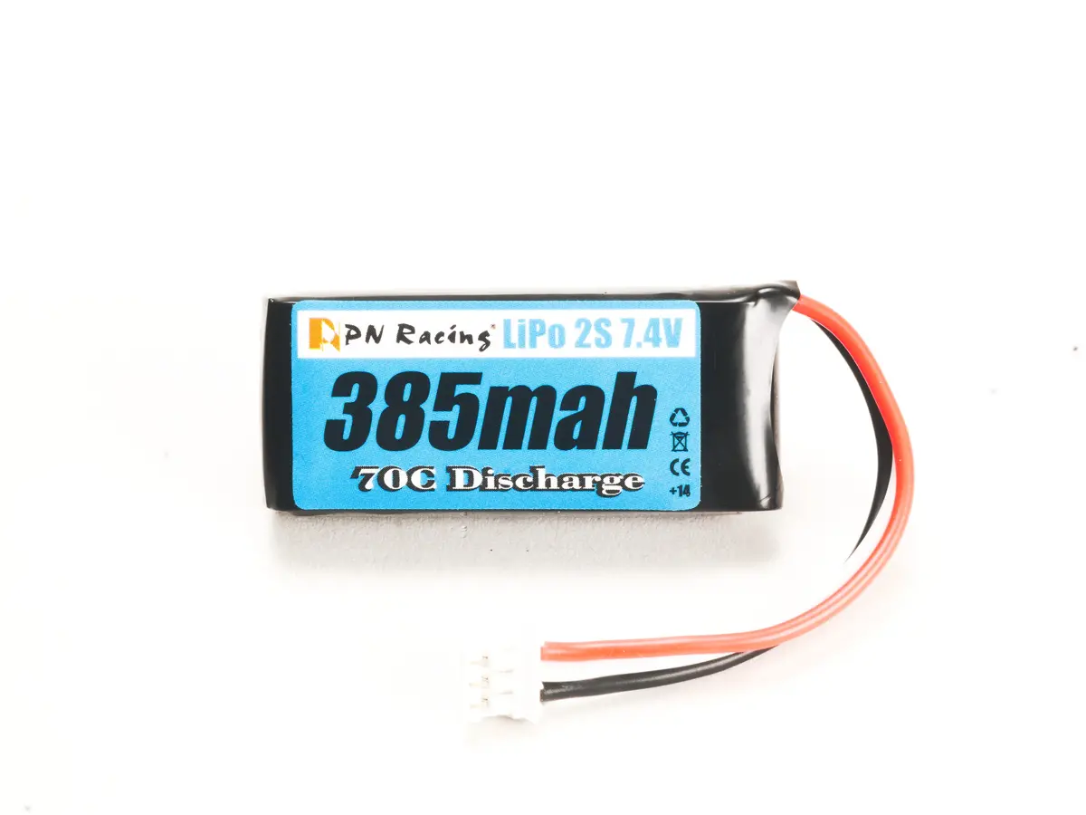 Pn Racing V3 Lipo 2S 7.4V 385Mah 70C Battery 1
