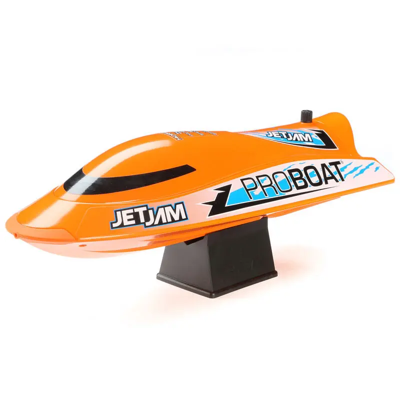 Jet Jam V2 12" Self-Righting Pool Racer Brushed Rtr, Orange - Prb08031v2t1 1
