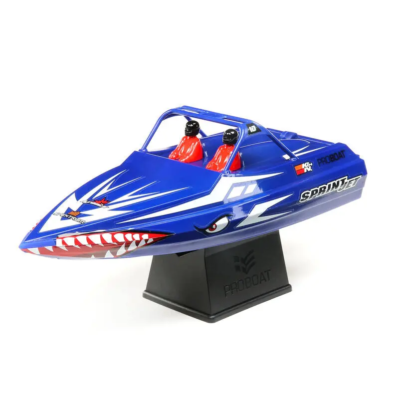 Sprintjet 9 Self-Righting Deep-V Jet Boat Brushed Rtr Silver 1
