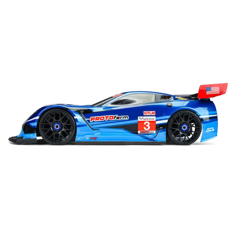 1/8 Chevrolet Corvette C7.R Gt Short Wheelbase Clear Body 1