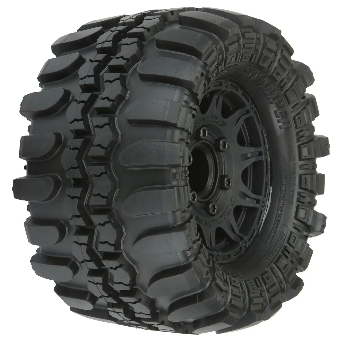 1/10 Interco Super Swamper F/R 2.8" Mt Tires Mounted 12Mm Black Raid (2) - Pro1011010 1