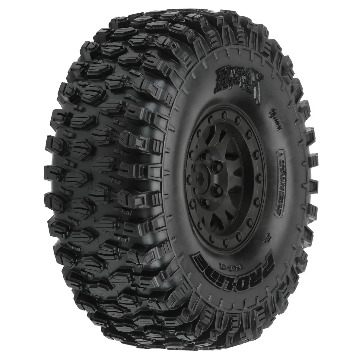 1/10 Hyrax G8 F/R 1.9" Crawler Tires Mounted 12Mm Black Impulse (2) - Pro1012810 1