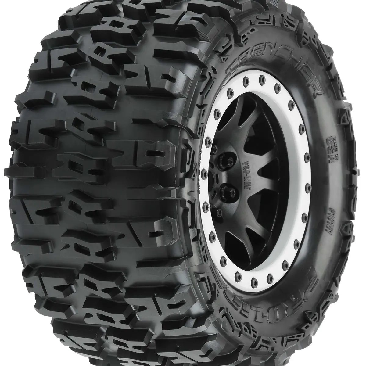 1/5 Trencher Pro-Loc F/R 4.3" X-Maxx Mtd 24Mm Blk/Gry Impulse 2 - Pro1015113 1