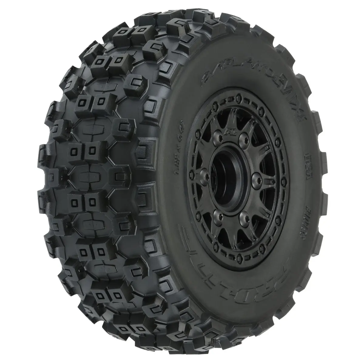 1/10 Badlands Mx M2 Fr/Rr 2.2"/3.0" Sc Mounted 12Mm Blk Raid (2) - Pro1015610 1