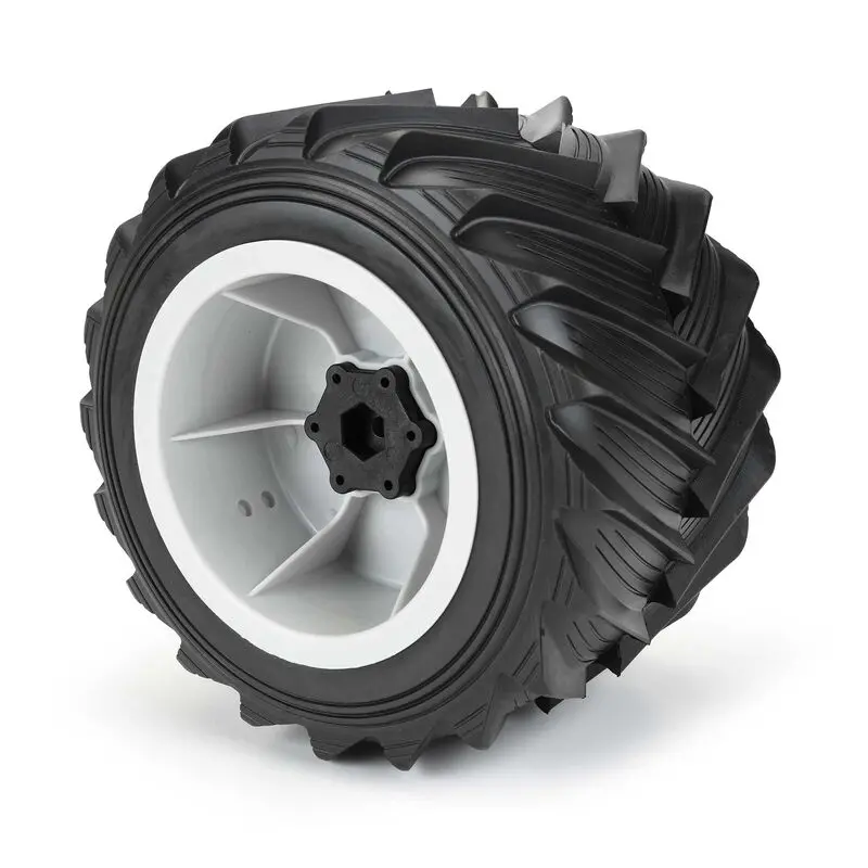1/10 Demolisher Fr/Rr 2.6"/3.5" Mt Tires Mounted 12Mm Gray Whls (2) - Pro1018715 2