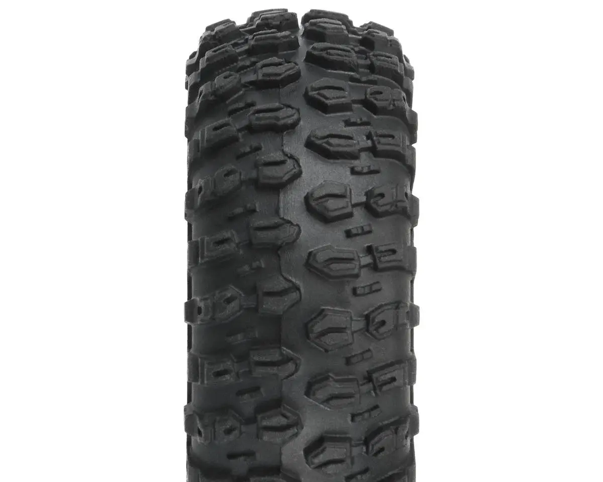 Pro-Line Axial Scx24 1.0" Hyrax Pre-Mounted Tires W/Black Impulse Wheel (4) 1