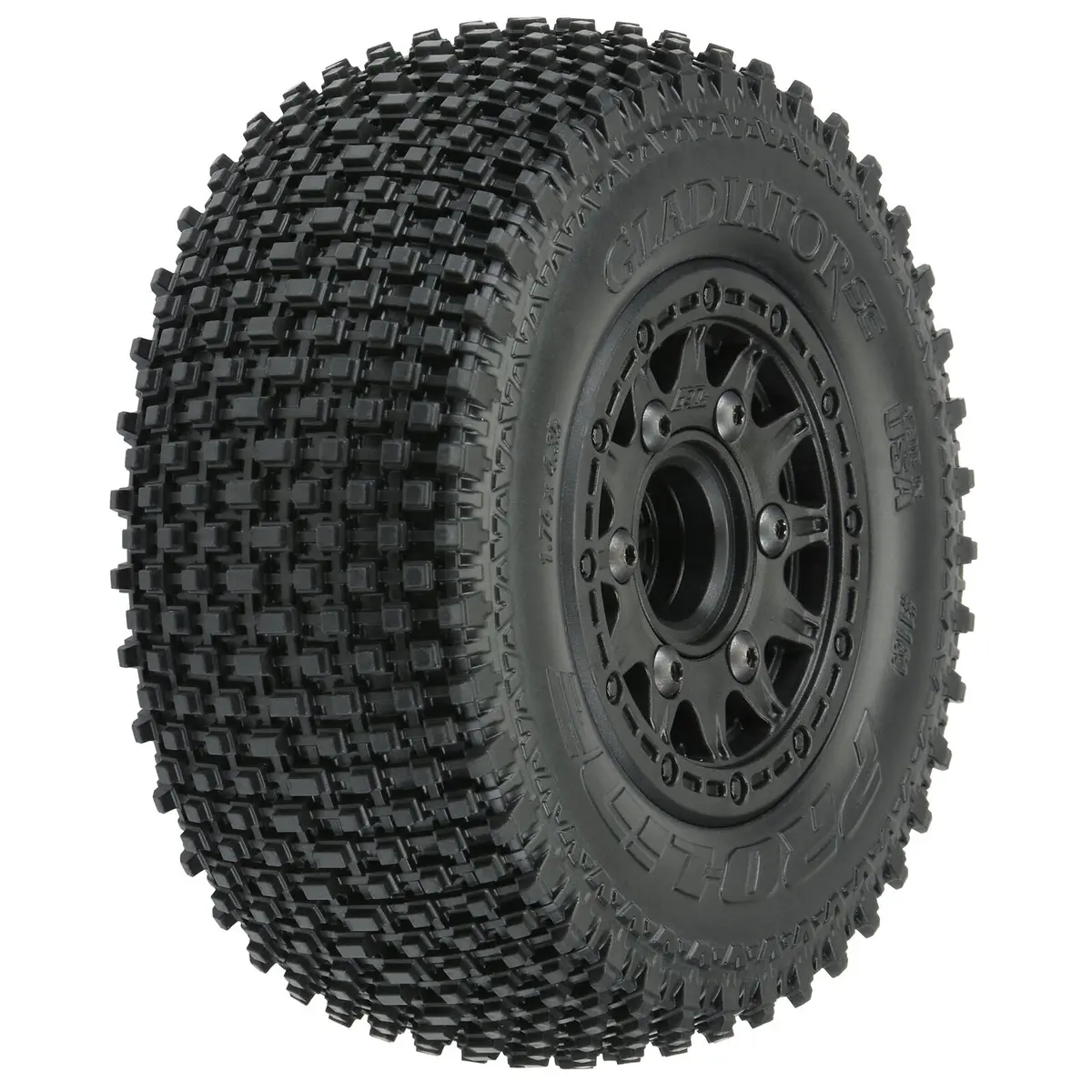 1/10 Gladiator M3 Front/Rear 2.2"/3.0" Sc Mounted 12Mm Blk Raid (2) - Pro116912 1