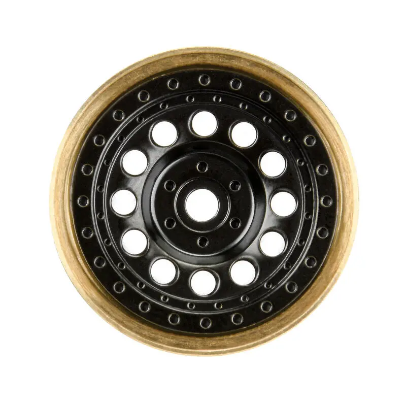 Pro-Line Racing 1/24 Rock Shooter Brass F/R 1.0" 7Mm Crawler Wheels (2) Black - Pro281200 1
