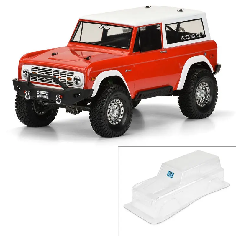 1/10 1973 Ford Bronco Clear Body 12" (305Mm) Wheelbase Crawlers - Pro331360 1