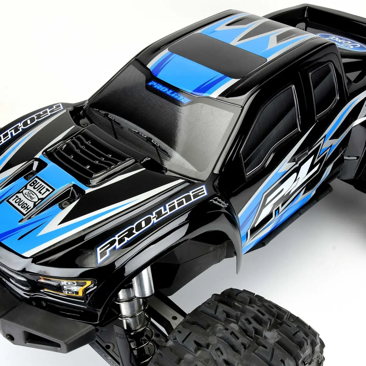 1/5 Pre-Cut 2017 Ford F-150 Raptor Tough-Color Black Body: X-Maxx - Pro348218 1