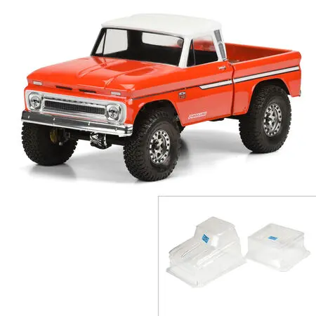 1/10 1966 Chevrolet C-10 Clear Body 12.3" (313Mm) Wheelbase 1