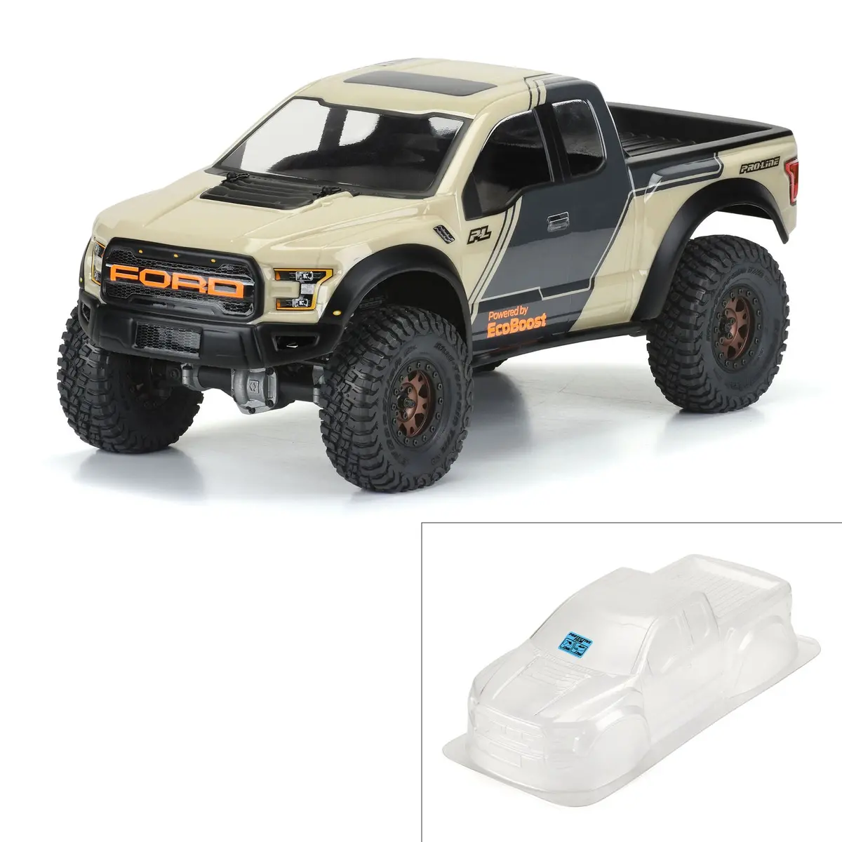 1/10 2017 Ford F-150 Raptor Clear Body 12.3" (313Mm) Wb Crwlrs - Pro351600 1