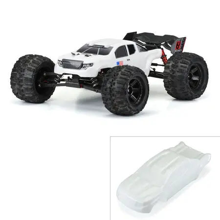 1/8 Pre-Cut Brute Bash Armor White Body: Arrma Kraton 6S 1