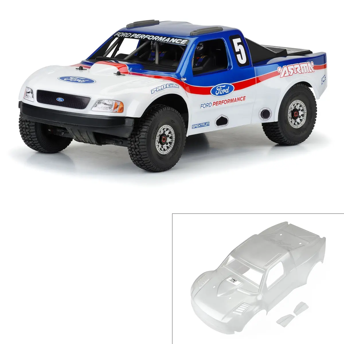Pre-Cut 1997 Ford F-150 Trophy Truck Clear Body 1