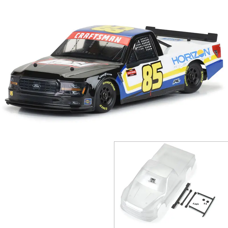Pro-Line 1/12 Pre-Cut 2024 Ford F-150 Truck Clear Body: Losi Nascar 1