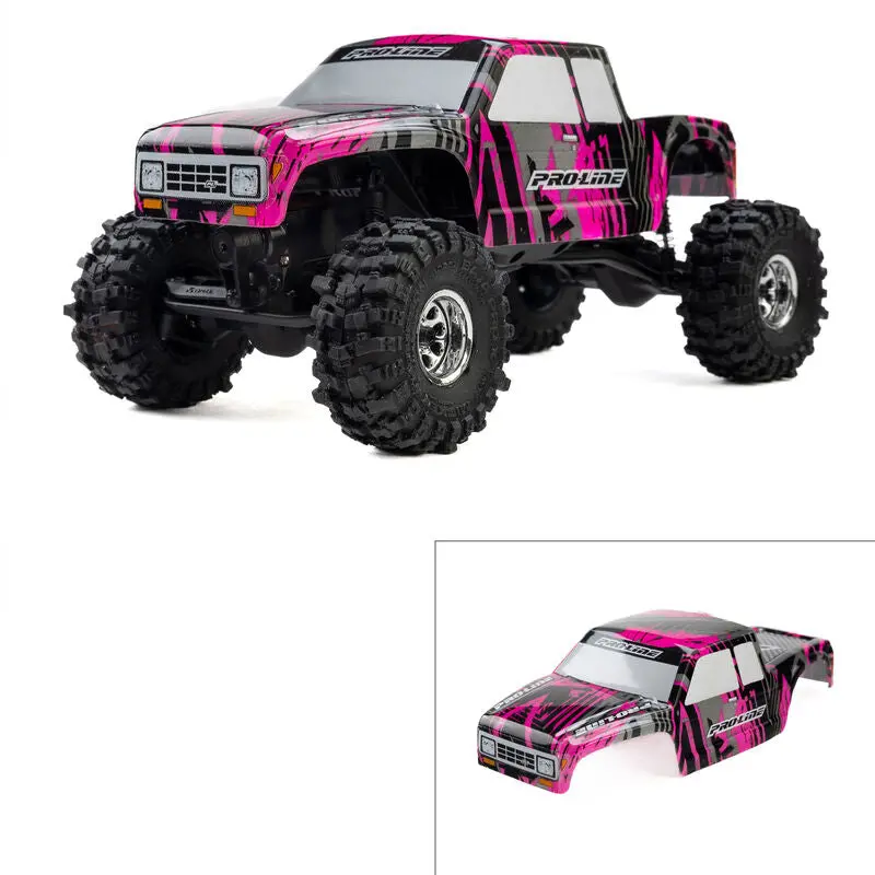 Pro-Line Limited Edition Pre-Cut/Pre-Painted Coyote High Performance Pink Fury Body: Axial Scx30 1