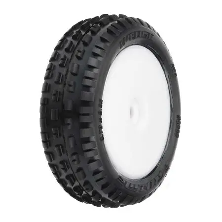 1/18 Wedge Front Carpet Mini-B Tires Mounted 8Mm Wheels (2) 1