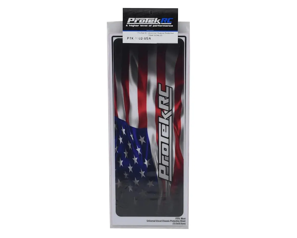 Protek Rc Universal Chassis Protective Sheet (Usa) (2) (12.5X33.5Cm) 1