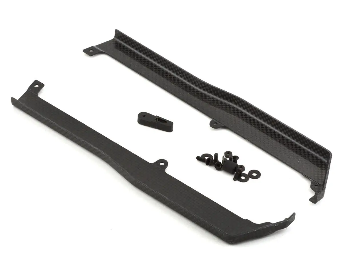 Protek Rc Associated B74.2 & B74.2D Carbon Fiber Side Guards 1