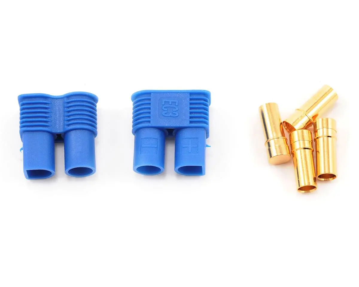 Protek Rc Ec3 Style Battery Connector (2 Female) 1