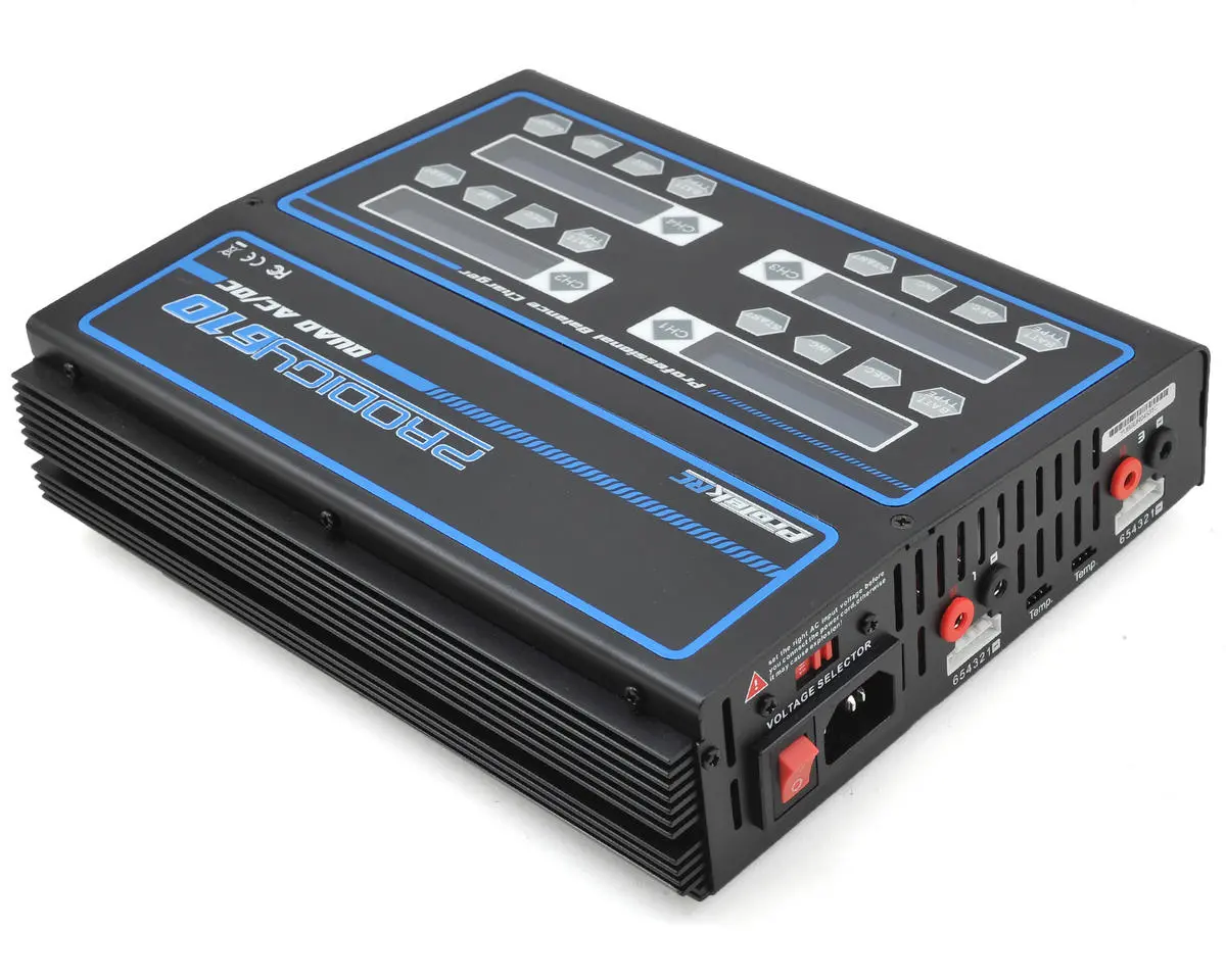 Protek Rc "Prodigy 610 Quad Ac" Lihv/Lipo Ac/Dc Battery Charger (6S/10A/100W X 4) 2