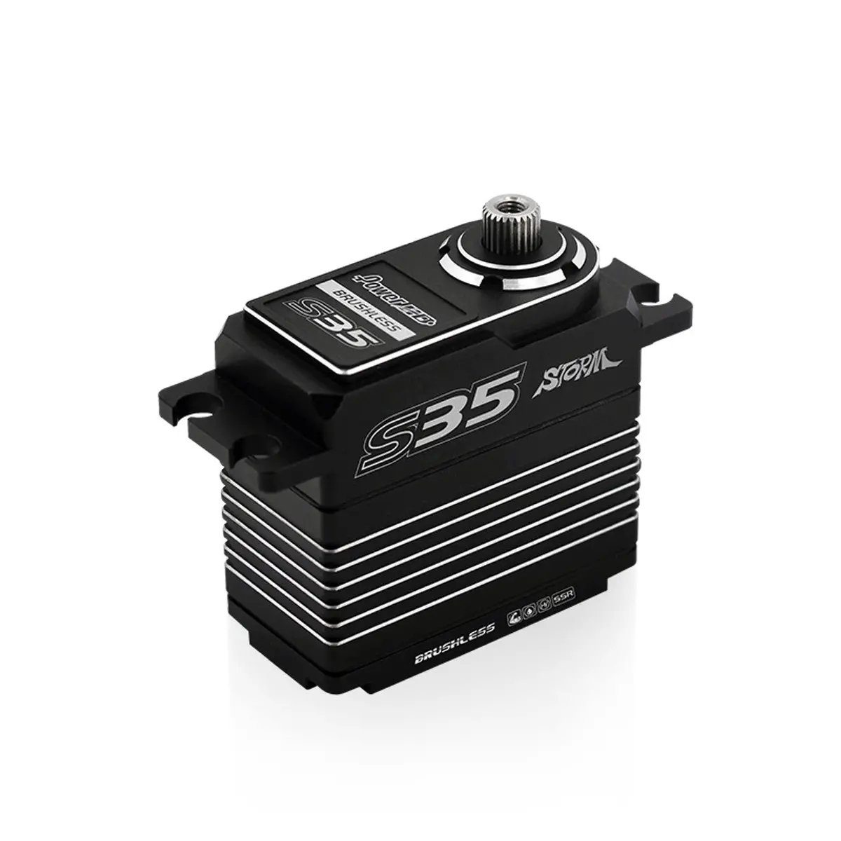 Power Hd S35 Silver (0.075S/30.0Kg/7.4V) Brushless Servo 1