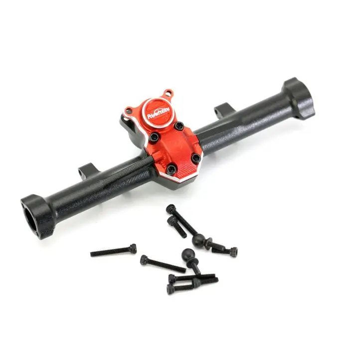 Powerhobby Axial Scx24 Aluminum Rear Axle Diff Housing Worm Gear Cover 1
