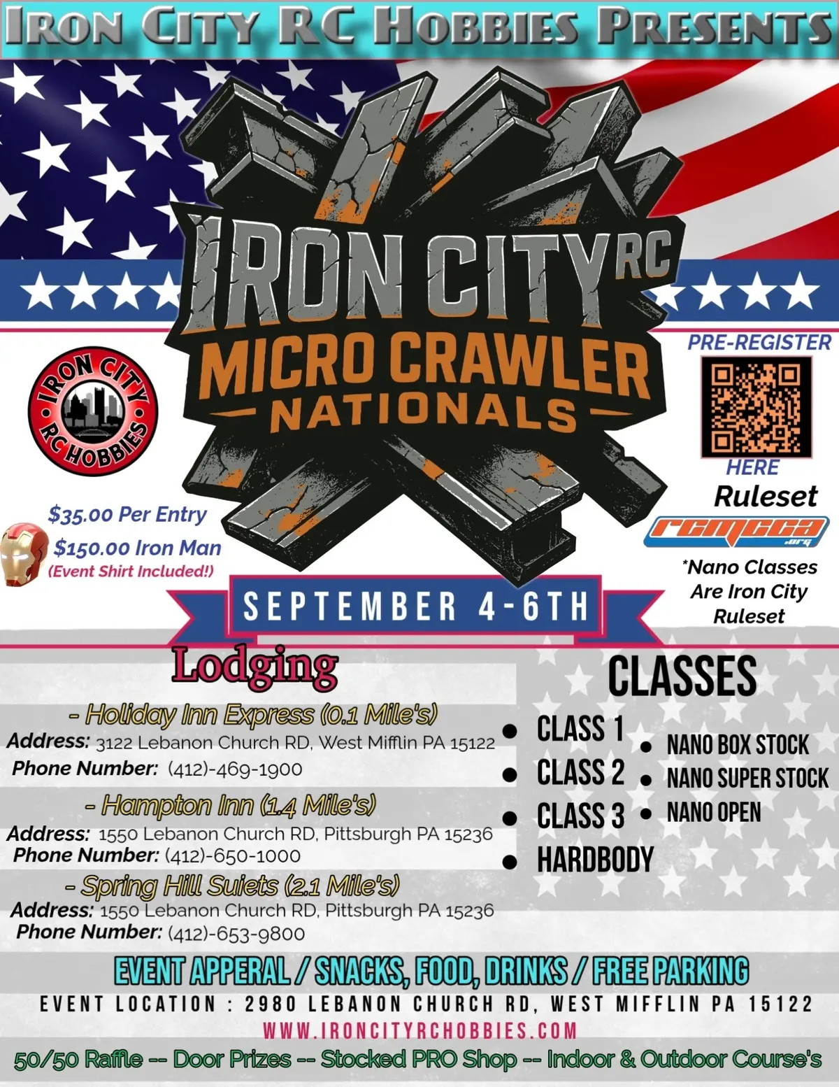 Iron City Micro Crawler Nationals 2026 Registration 1