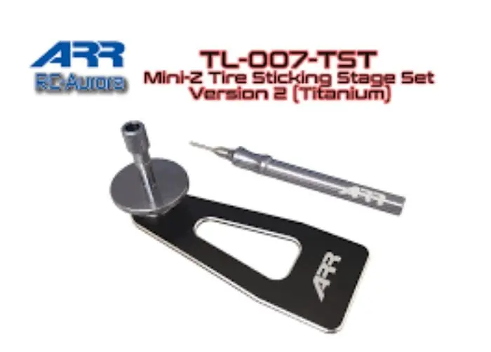 Rc-Aurora Arr Mini Z Tire Sticking Stage Set (Titanium) 1