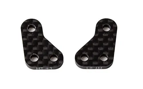 Associated Ft Rc10b6.3 Steering Block Arms, Ht +1, Carbon Fiber 1