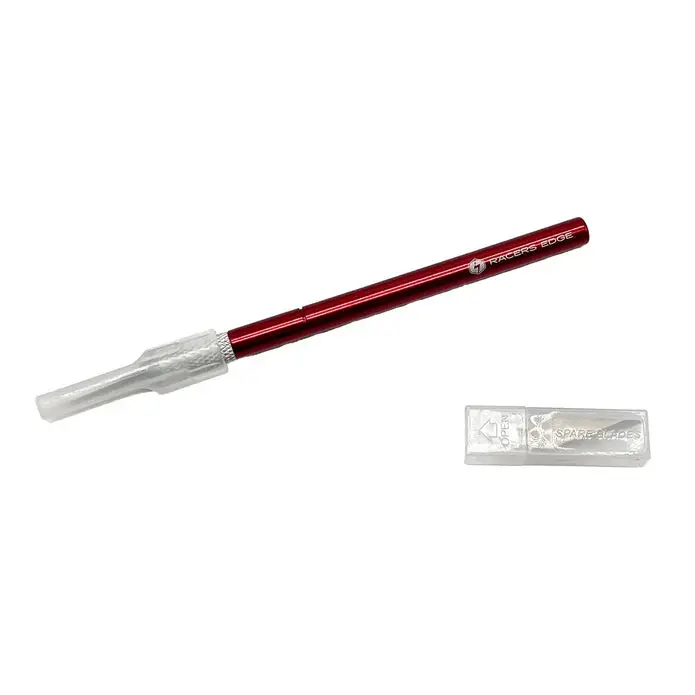 Racers Edge Aluminum Handle Hobby Knife With 6 #11 Blades 1