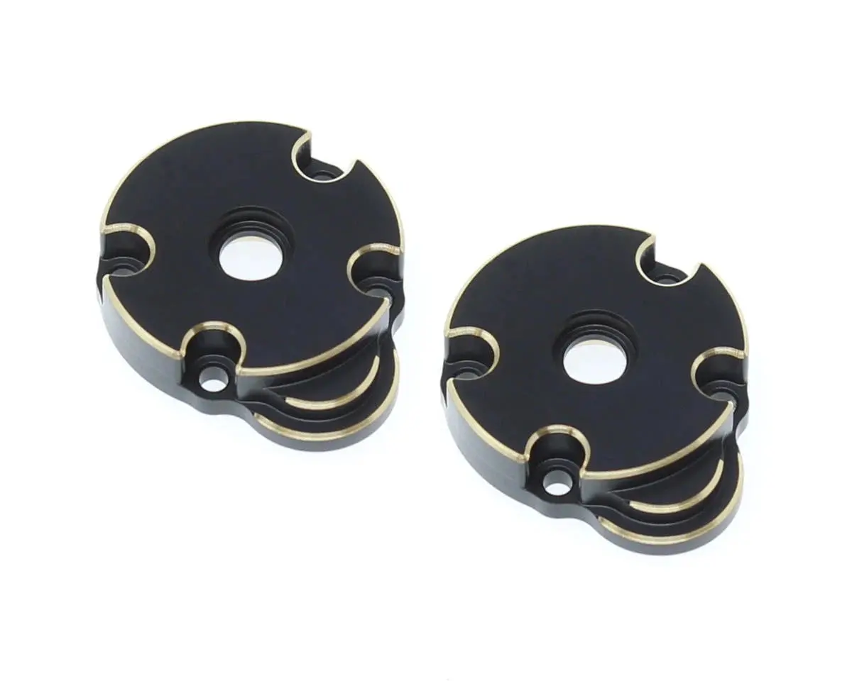 Redcat Ascent-18 Brass Outer Portal Covers (Black) (2) 1