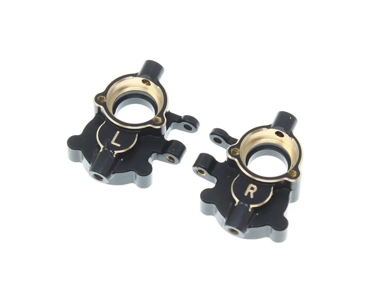 Redcat Ascent-18 Brass Inner Portal Covers (Black) (2) 1