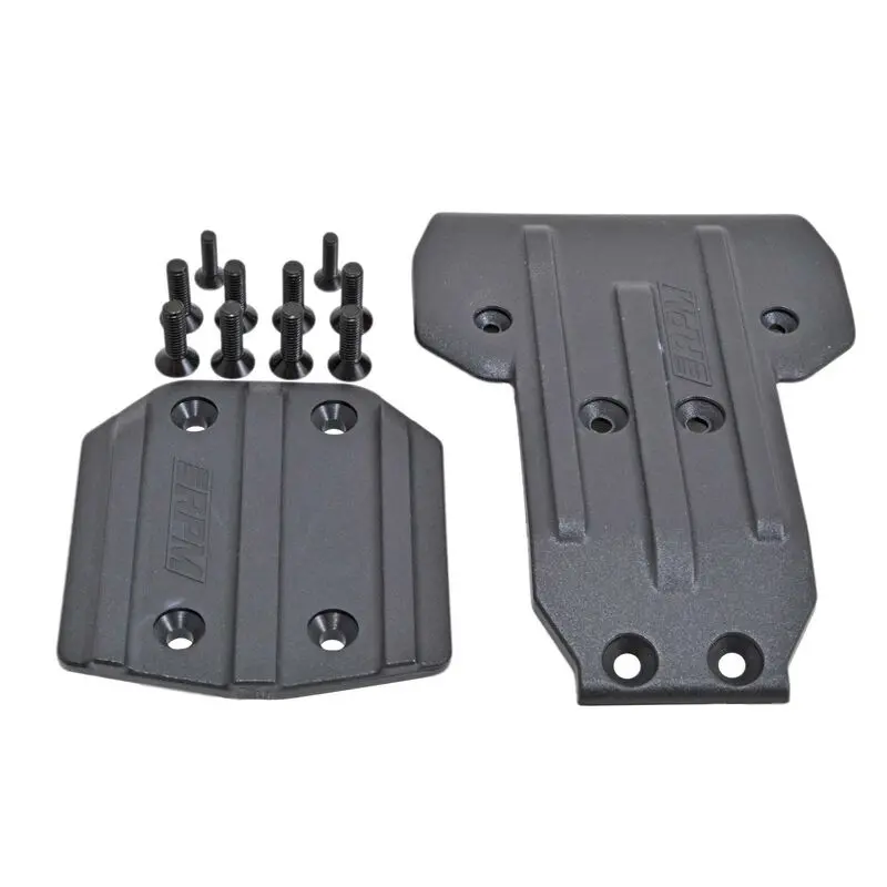 Front & Rear Skid Plates: Losi Tenacity 1