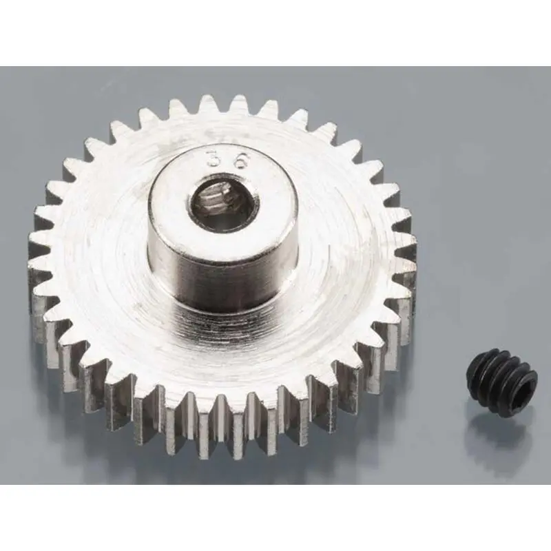 Nickel-Plated 48 Pitch Pinion Gear, 36T 1