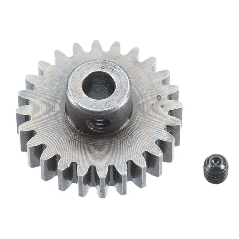 Extra Hard Steel 5Mm Bore 1 Module Pinion, 24T 1