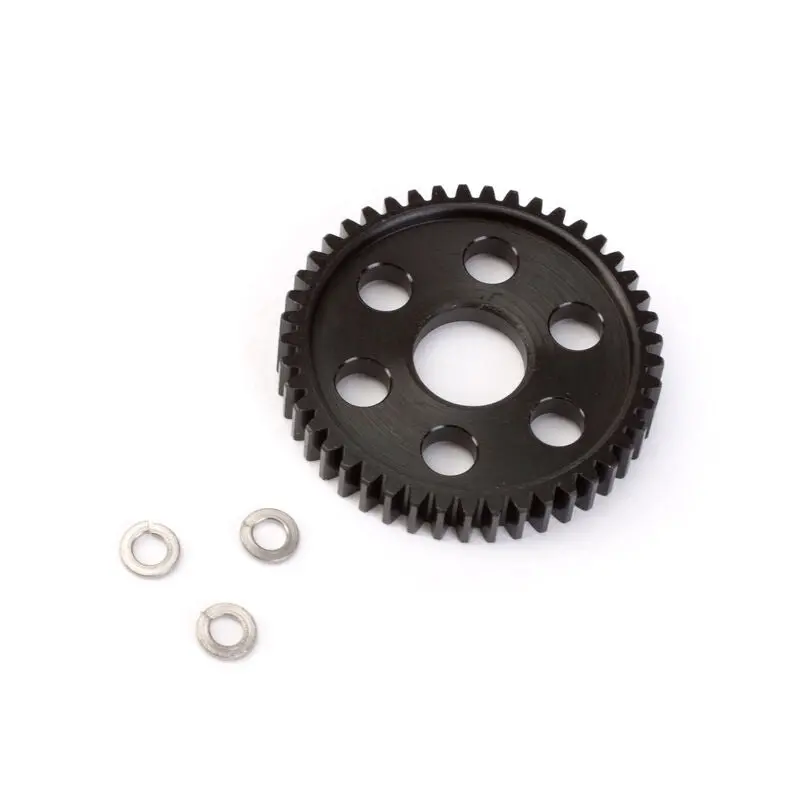 32P Hard Black Steel Spur, 45T: Slash, Stampede 4X4 1