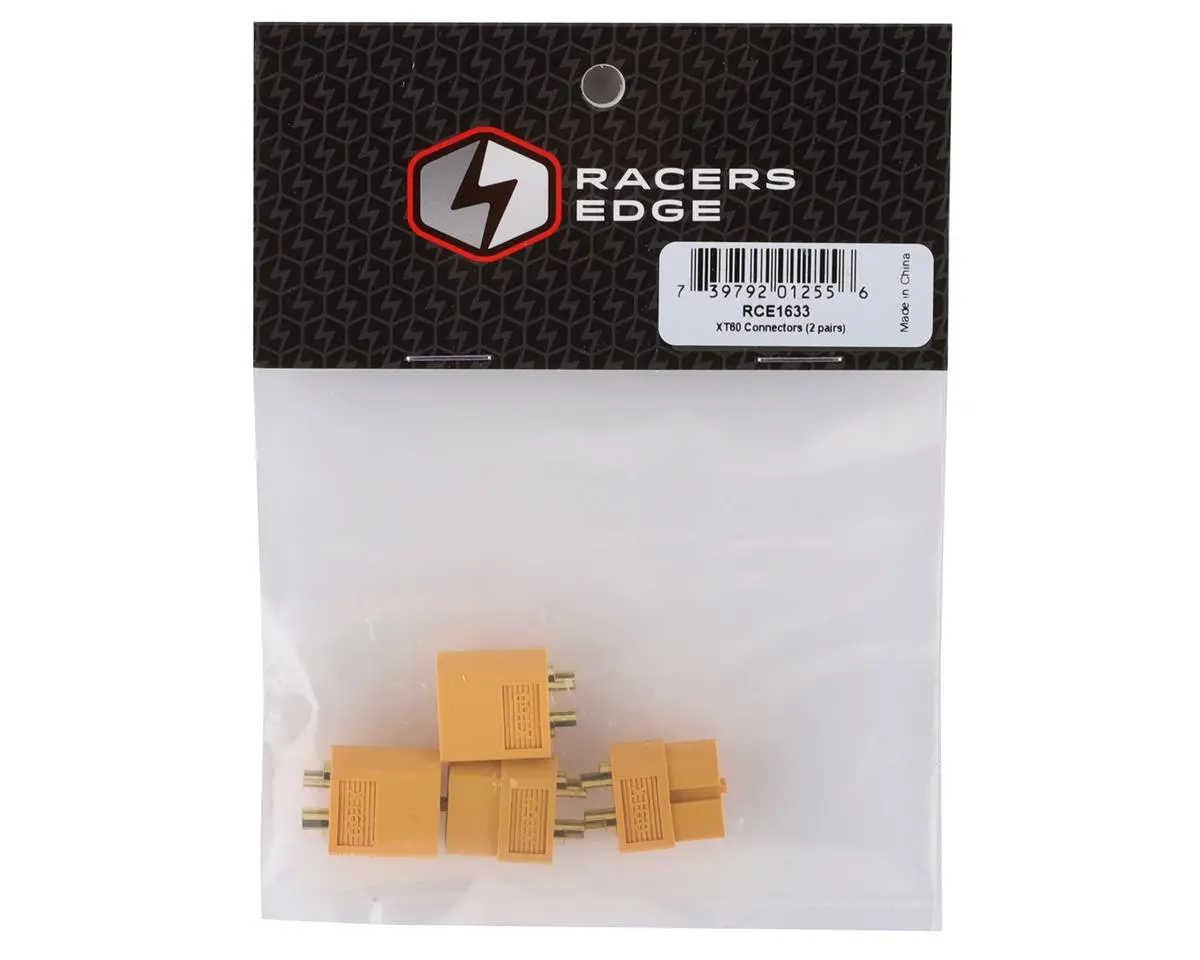 Racers Edge Xt60 Connectors (2 Sets) 1