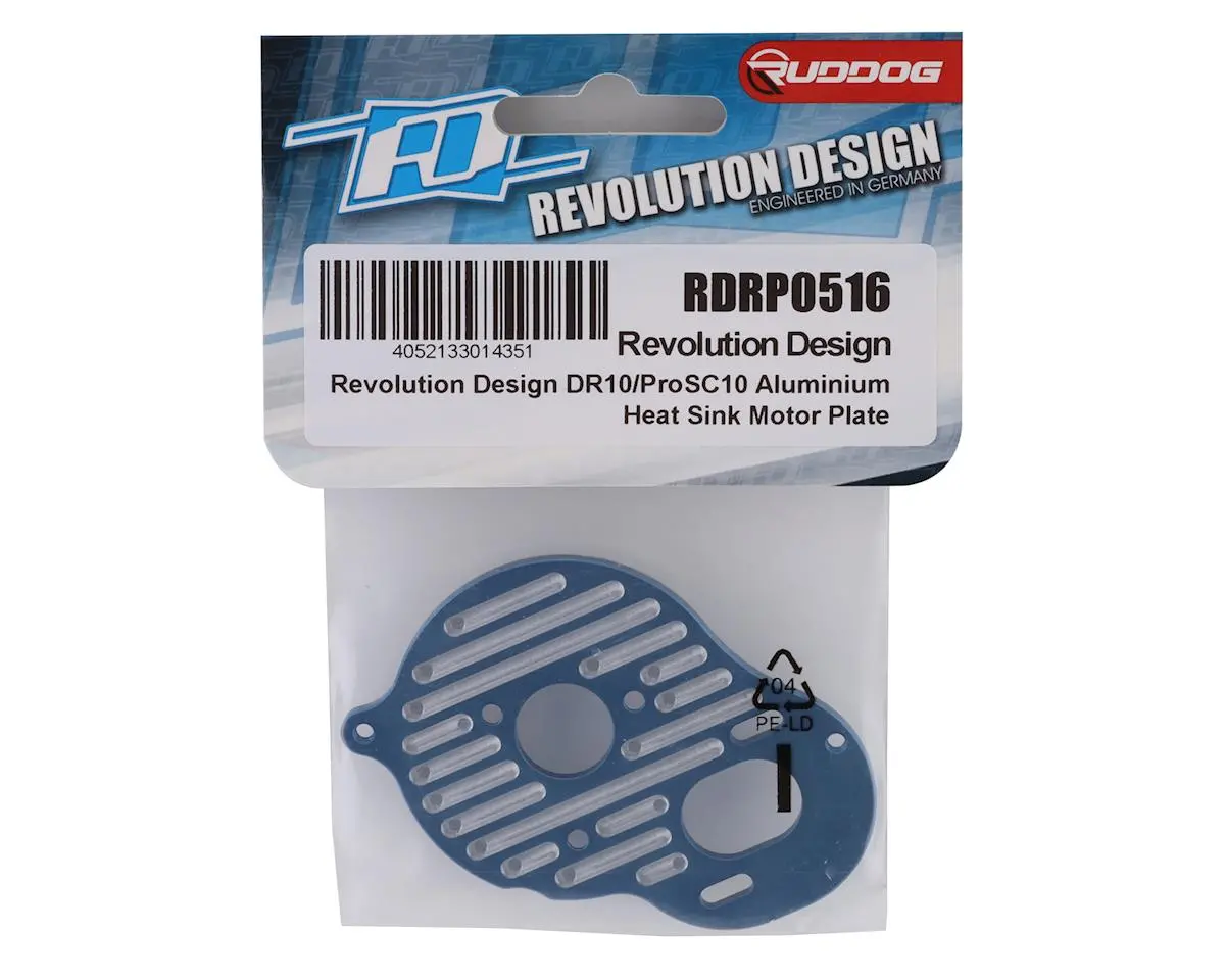Revolution Design Dr10/Prosc10 Aluminium Heat Sink Motor Plate 1