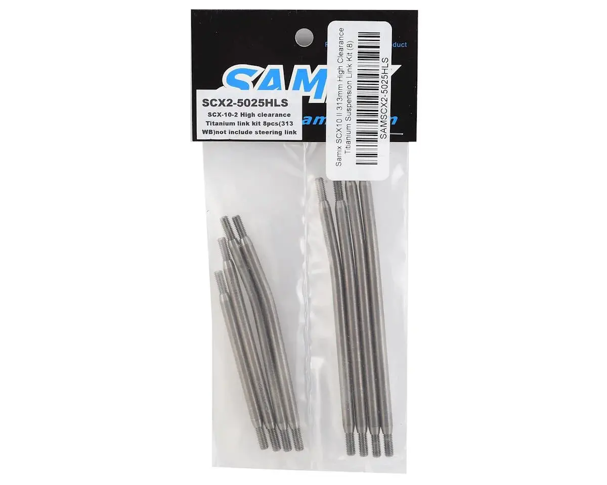 Samix Scx10 Ii 313Mm High Clearance Titanium Suspension Link Kit (8) 2