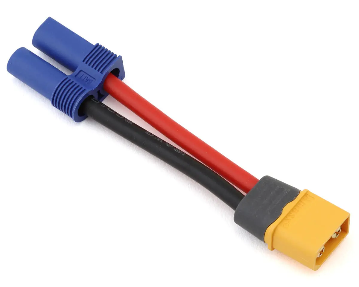 Samix Xt60 Male To Ec5 Female Connector Adaptor (12Awg) (50Mm) 1
