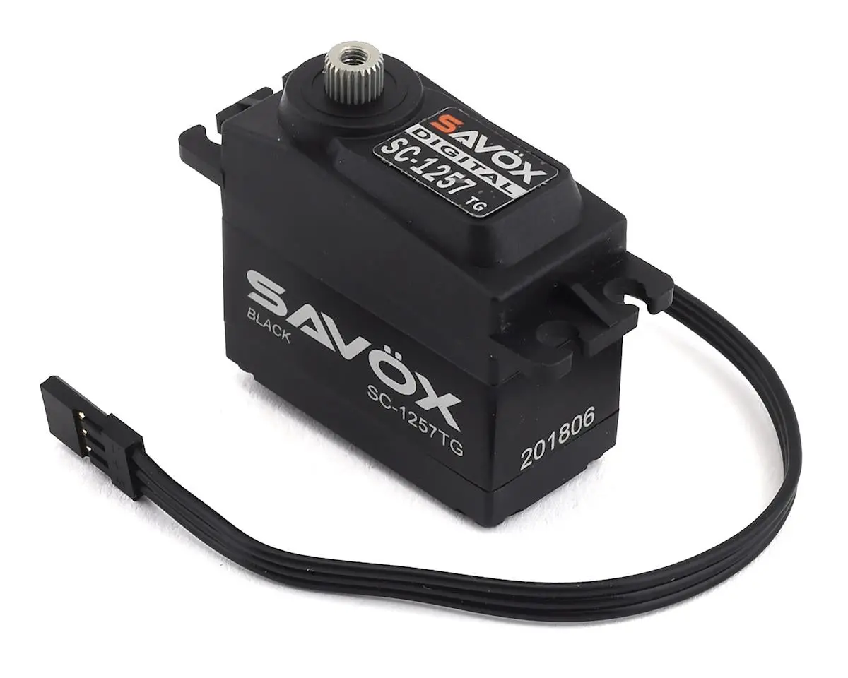 Savox Sc-1257Tg Black Edition "Super Speed" Titanium Gear Servo 1