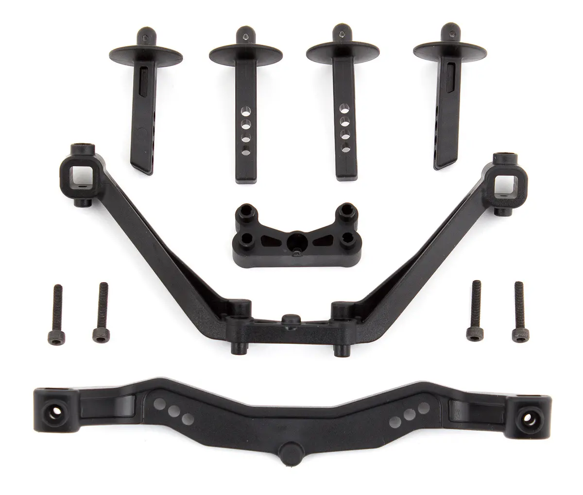 Team Associated Sc6.1 Body Mounts, Front And Rear, For Sc6.1 1