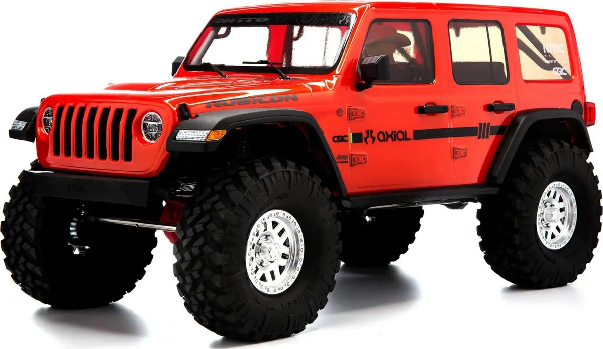 Axial Scx10 Iii 1/10 Jeep Wrangler Rtr Orange W/Dx3/Portal Axles 1