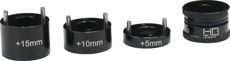 Hot Racing Sd1420rh01 Aluminum Ride Height Gauge 14-20Mm Plus 5 10 15Mm 1