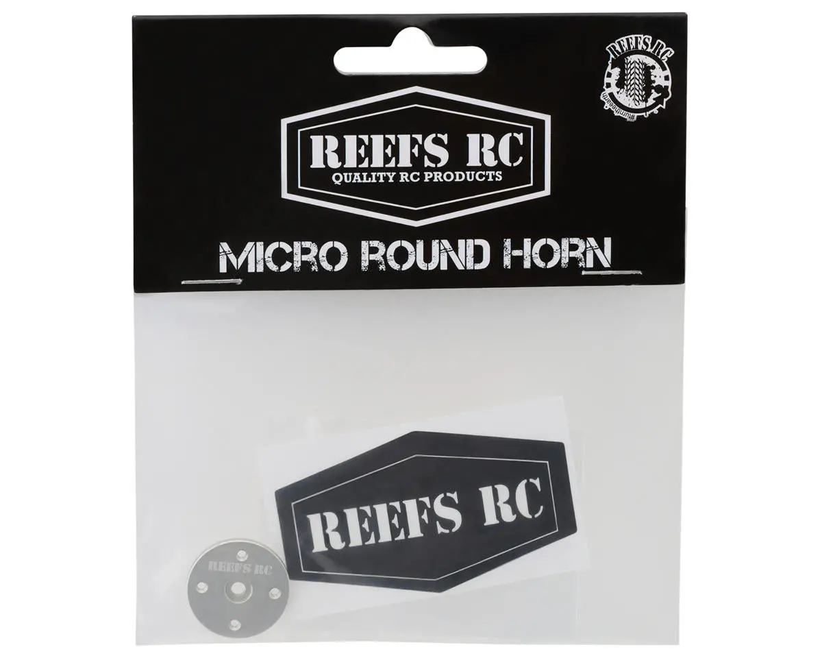 Reefs Rc Aluminum Micro Round Servo Horn (25T) (99Micro & 179Micro) 1