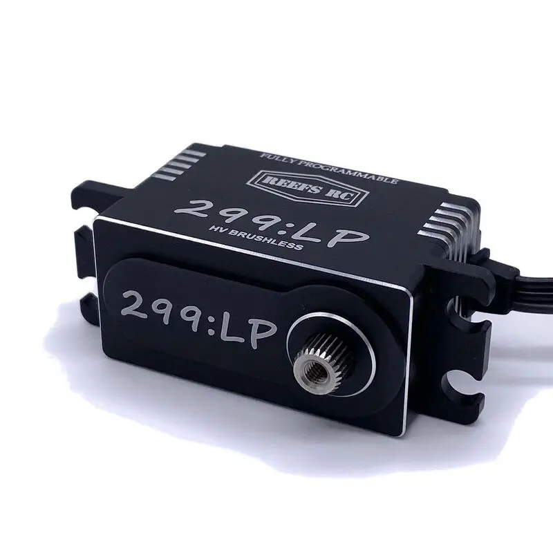299:Lp Low Profile Digital Metal Gear Waterproof Programmable Servo, Black - Sehreefs24 1